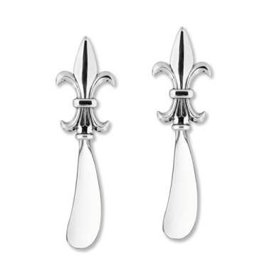 Imagem de Wine Things, Espátula de queijo Fleur-de-lis Silver 00, 12 cm L