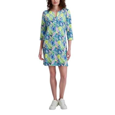 Imagem de Stella Parker Roupa feminina de verão casual para viagem, vestido de verão para resort, saída de praia, vestido de férias, Tropical, G