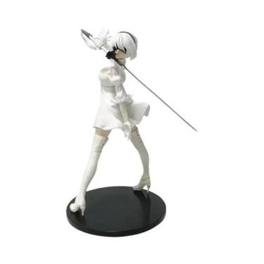Imagem de Figura de Ação Yorha Nier Automata 2B - Tipo B - 17cm - PVC, 2B sem ca