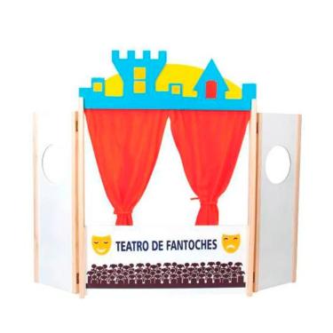 Imagem de Brinquedos Educativos Teatro de Fantoches 86x62x5cm