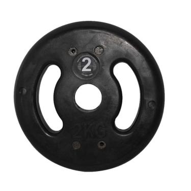 Imagem de Anilha de Ferro Fundido Injetada Alça Lateral 2,0Kg