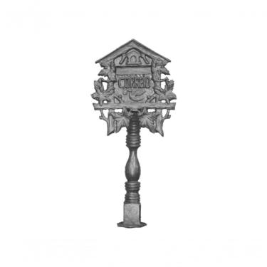 Imagem de Caixa de Correio Colonial Uva com Pé Ferro Fundido