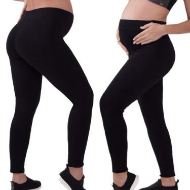 Imagem de Legging Gestar Love Secret 832402 Ideal Para Gestantes, P, Preto