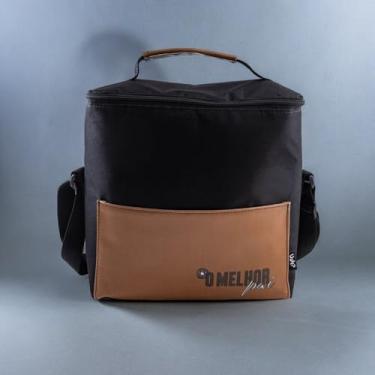 Imagem de Bolsa Térmica Lancheira Grande 12L Forrada - O Melhor Pai