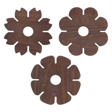 Imagem de PH PandaHall Disco Kumihimo de 3 estilos, 8 compartimentos, placa de tecelagem preta, disco de trança de madeira, corda manual, placa de trança de madeira, disco de cordão de contas para pulseiras da