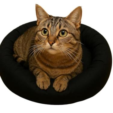 Imagem de Cama Pet Grande Para Cães e Gatos 60x60 (preto)
