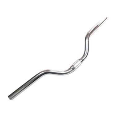 Imagem de kowaku Guidão de bicicleta com braçadeira 25.4mm, guidão forte premium, barra plana para bicicletas de estrada, acessórios de ciclismo ao ar livre, liga de alumínio de 54cm