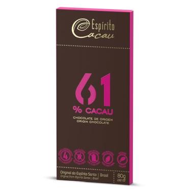 Imagem de CHOCOLATE 61% BARRA 80GR