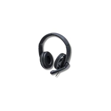 Imagem de HEADSET PRO CONEXÃO P2 C/ADAPTADOR P3 PRETO CABO 210CM CANCELAMENTO DE RUIDO DRIVE CONTROLE DE VOLUME E MICROFONE DRIVER