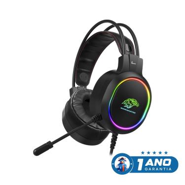 Imagem de HEADSET GAMER AR43 7.1 DIGITAL LED RGB CONEXÃO USB