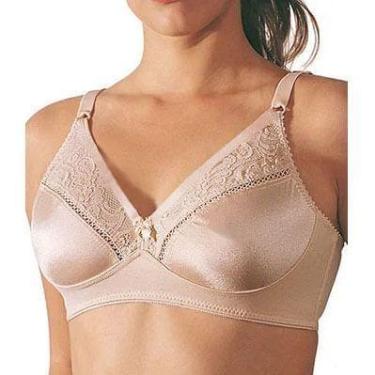 Imagem de Sutiã Sustentação 1828 Leann/Disfarce Cetinete e Renda, 46, Chocolate