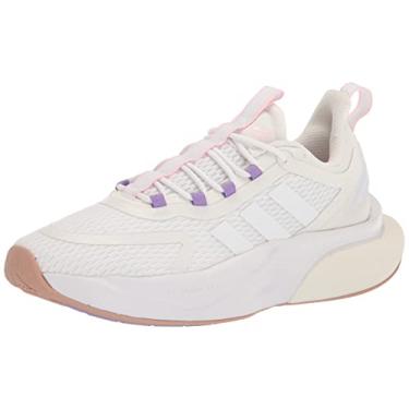 Imagem de adidas Alphabounce feminino, Branco/Branco., 35