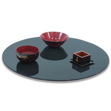 Imagem de Prato Giratório Vidro Serigrafado 90Cm X 8Mm Cinza