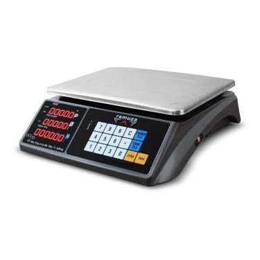 Imagem de Balança Digital Computadora 6-15-35kg 2-5-10g Triplice Escala Teclado Touch Com Bateria Ramuza