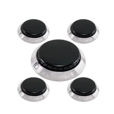 Imagem de Kit Espalhadores + Queimadores para Fogão Electrolux Chef 5 Bocas 4 Médios e 1 Gigante