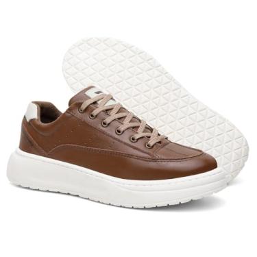 Imagem de Sapatenis Lexus Couro Nobre Sport Fino Solado Nuvem Ronco Ferraro Capuccino (Marrom, BR, Adulto, Numérico, 37)