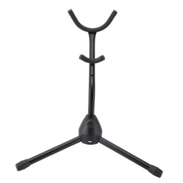 Imagem de WALFRONT Dobrar Saxofone Stand Rack de Tenor Ajustável Suporte do Saxofone Triângulo Base Sax Stand