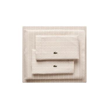 Imagem de Lacoste Raquetes 100% algodão percal lençol de 4 peças – fresco, nítido, fosco e durável, certificado Oeko-Tex – estampado, pedra-pomes, king