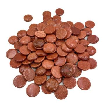 Imagem de Cabochão Pedra do Sol (24mm/10peças) Naturais - Pistris Imports