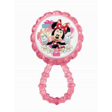 Imagem de Chocalho E Mordedor Baby Go Minnie Rosa