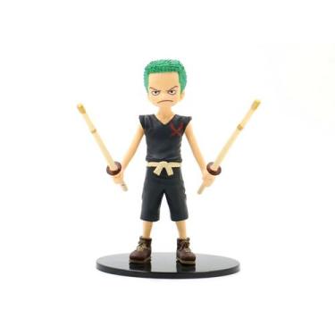 Imagem de Action Figure One Piece Piratas do Chapéu de Palha Luffy e Zoro Crianç