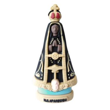 Imagem de Imagem Nossa Senhora Aparecida - Painel - 08 cm - Imagem Inquebrável d