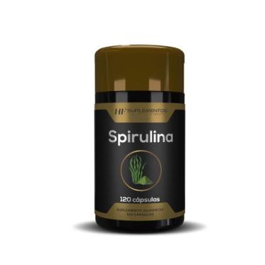 Imagem de Spirulina 120 cápsulas hf suplementos