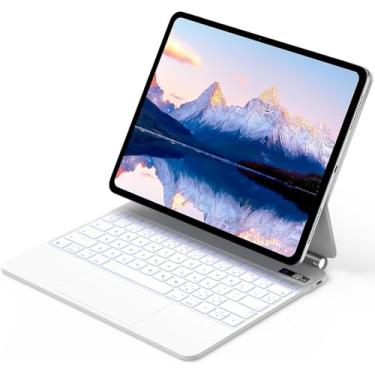 Imagem de BETTDOW Capa com Teclado e Trackpad para iPad 10th Generation 2022 & 11th (A16, 2025), modelos A2696,A2757,A2777,A3354,A3355 e A3356, Teclado de seis linhas