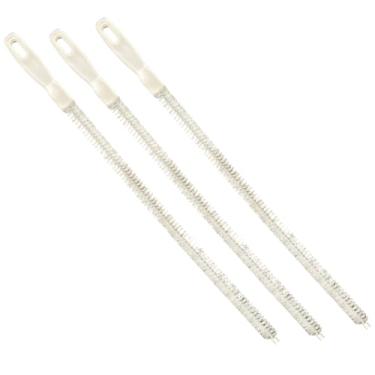 Imagem de Kit 3 Escovas Desentupidoras Flexíveis 44cm – Ideais para Ralos de Pia, Banheiro e Cozinha