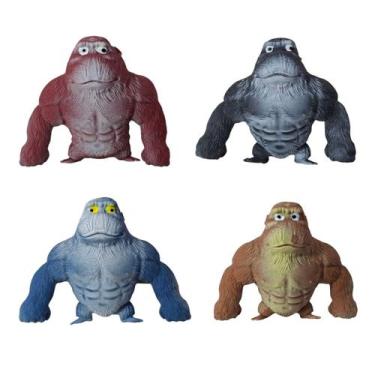 Imagem de Brinquedo Apertuxo Macaco Selvagem Apertar e Jogar Divertido - Etitoys