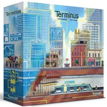 Imagem de Inside Up Games: Terminus - City Subway Line Building Board Game, Resource Management, Marketplace Economy, Rondel Action Loop, Ages 14, 1-5 Players