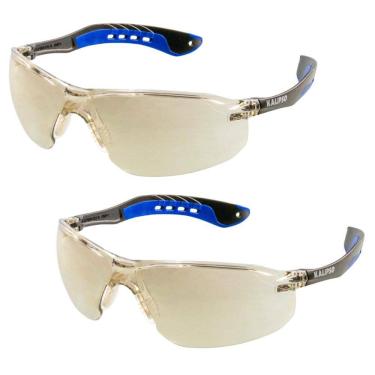Imagem de Kit 2 Óculos De Proteção Jamaica Espelhado Antirrisco e Antiembaçante Kalipso Ca 35156