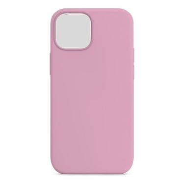 Imagem de Capinha Compatível com Iphone 14 Preta, Branca, Azul, Rosa, Bordô, Roxo, Lilás, Cinza, Pink, Bege, Flexivel, Tecnologia anti impacto, Aveludada com design PREMIUM c/logo (Rosa-chiclete)