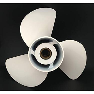 Imagem de Motor de barco 6E5-45947-00-EL Hélice de liga de alumínio 13 1/2x15-K para Yamaha 60HP 70HP 75HP 80HP 85HP 90HP 115HP 130HP externo