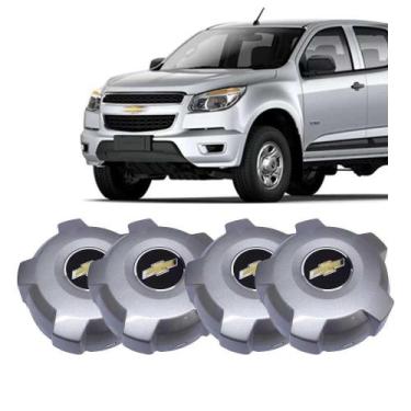 Imagem de Jogo 4 Calota Miolo Roda Aco Ferro Pecas Genuinas Gm Chevrolet S10 201