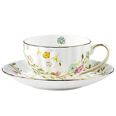 Imagem de GRFIT Caneca criativa porcelana xícara e pires cerâmica conjuntos simples design moderno xícaras de café tazas para café decoração de casa caneca de café
