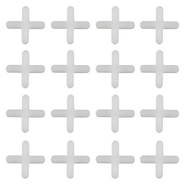 Imagem de 500 espaçadores de azulejos, espaçadores de azulejo para instalação de cerâmica e pedra, separadores transversais de 2,5 mm, nivelamento de piso e parede