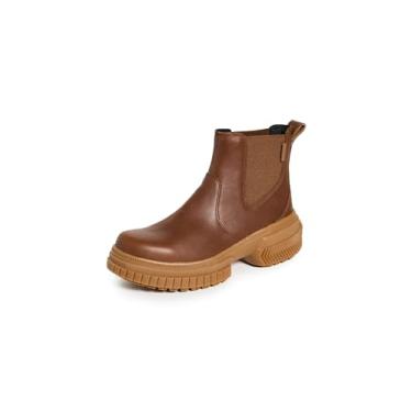 Imagem de Sorel Bota feminina Ona Ave Chelsea Wp Fashion, Veludo bronzeado/chiclete 2, 35