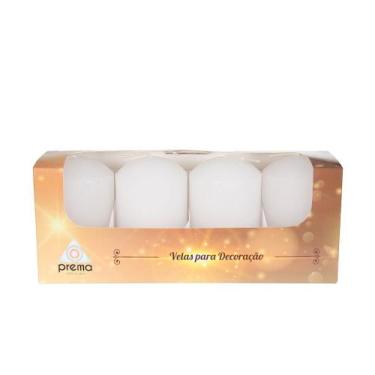 Imagem de Cilindro de Velas na Caixinha com 4 Unidades - 7,5cm de Altura e 5,0cm
