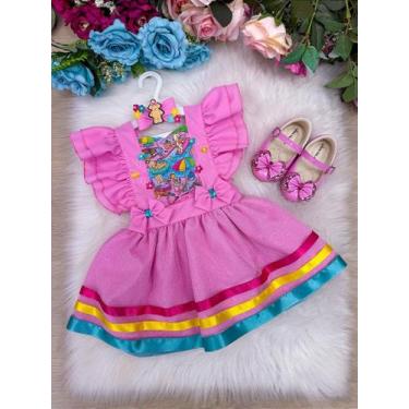 Imagem de Romper e Vestido Princesa Belli Temático Bobbie Goods - Tecido 100% Po