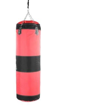 Imagem de Cryfokt Saco de Areia Vazio para Boxe e karatê - Material de Tecido Oxford de Qualidade - Corrente de Metal Resistente Perfeita para Construir Força e Técnica Corporal (1m/3,3 pés)