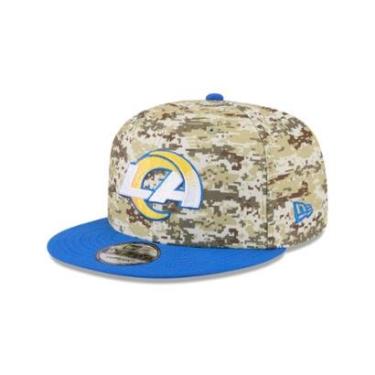 Imagem de BONE NEW ERA 9FIFTY LOS ANGELES RAMS NFL SALUTE SERVICE 2025 MILITAR-Masculino