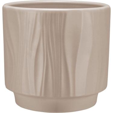 Imagem de Cachepô Vaso Decorativo Planta Home&co Cerâmica Bege