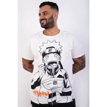 Imagem de Camiseta Naruto Uzumaki Ramen - Piticas, 14, Off white, Unissex