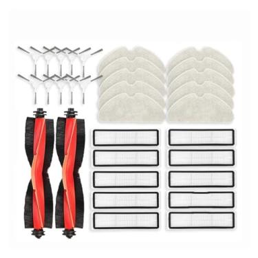 Imagem de Compatible With Compatible With Dreame F9 Pro / D10S / D10S Pro Roller Side Brush Filter Mop Cloths Rag Robot Vacuum Cleaner Accessory Spare Parts(Chocolate)