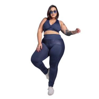 Imagem de Calça Legging Plus Size Montaria Cirrê Empina Bumbum Suplex - WM,  G1,