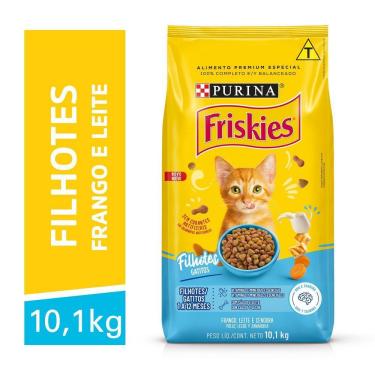 Imagem de Ração FRISKIES gatos filhotes frango e leite 10,1kg