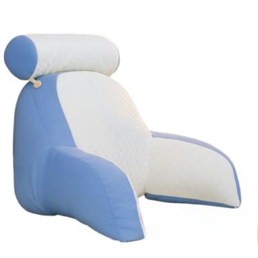 Imagem de Almofada de apoio lombar multifuncional- suporte de leitura confortável(Azul)