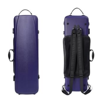 Imagem de Estojo Para Violino De Fibra De Carbono Composto Ultraleve, À Prova De Chuva E Resistente À Pressão, Bolsa Para Violino Com Trava Combinada Estojo para instrumento de violino(Purple)
