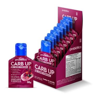Imagem de Carb Up Gel Super Fórmula 10 Sachês Açai c/ Guaraná 300g - Probiótica,